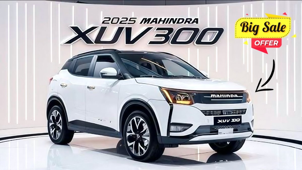 Mahindra XUV300 2025 Launched – Sunroof, 7 Airbags & 30 KM/L Mileage at Just ₹1.85 Lakh Down Payment!