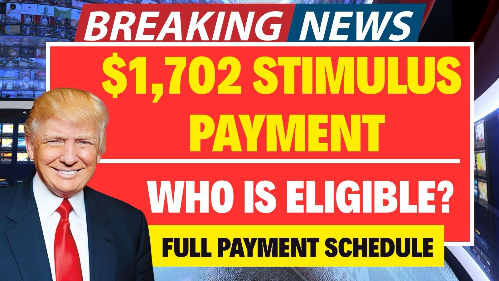 $1,702 Relief Payments Announced for 2025 – Who Will Get Paid